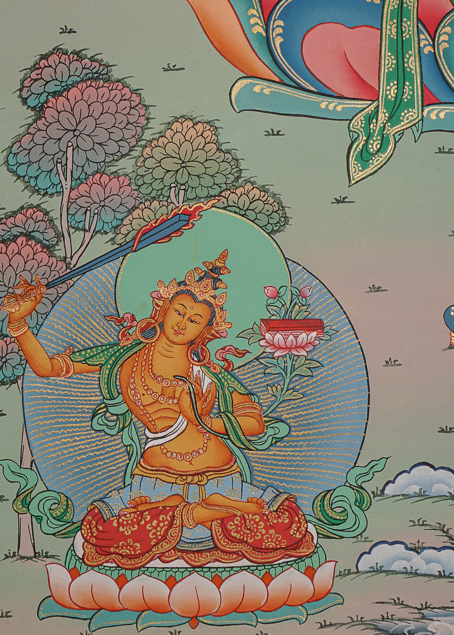 Chengresi Thangka Painting