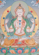 Chengresi Thangka Painting.