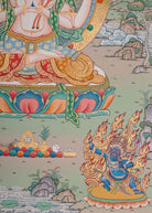 Chengresi Thangka Painting