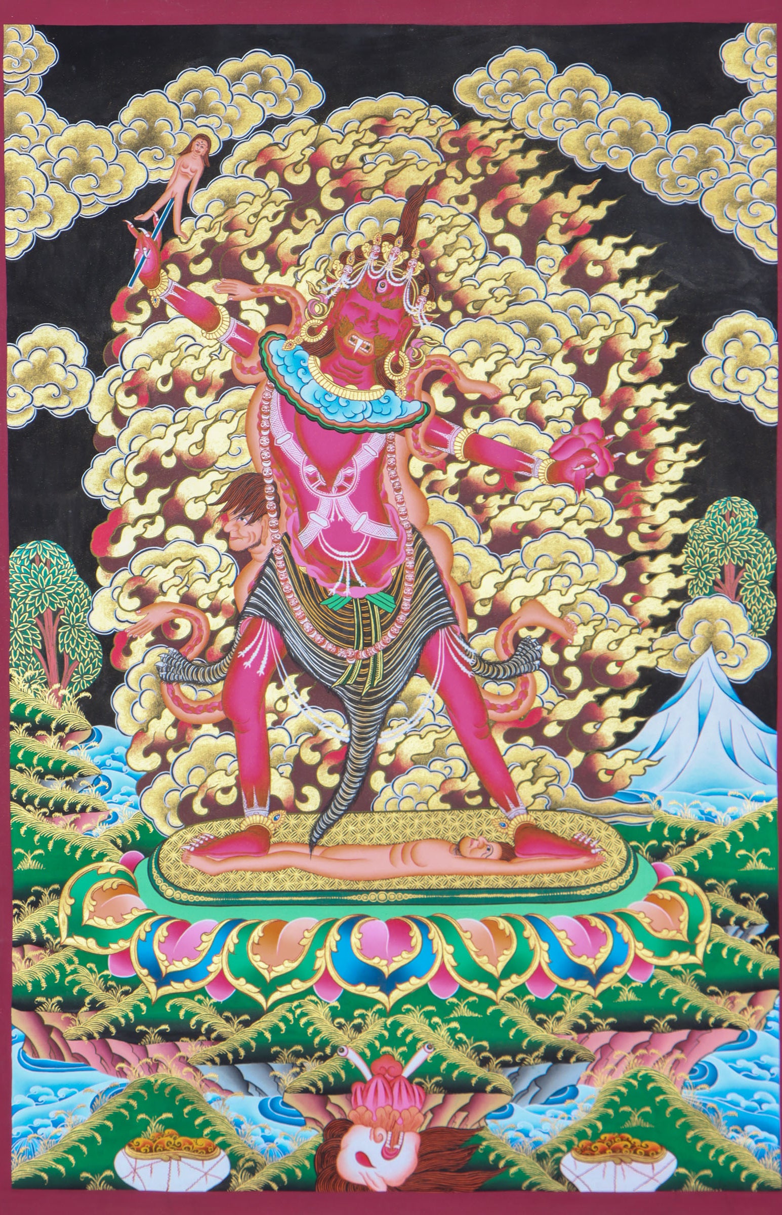 Ekajati Thangka Painting for protection.