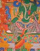 Green Tara (Temple) Thangka Painting