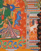 Green Tara (Temple) Thangka Painting