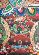 Green Tara Thangka Painting