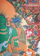 Green Tara Thangka Painting