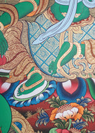 Green Tara Thangka Painting