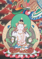 Green Tara Thangka Painting