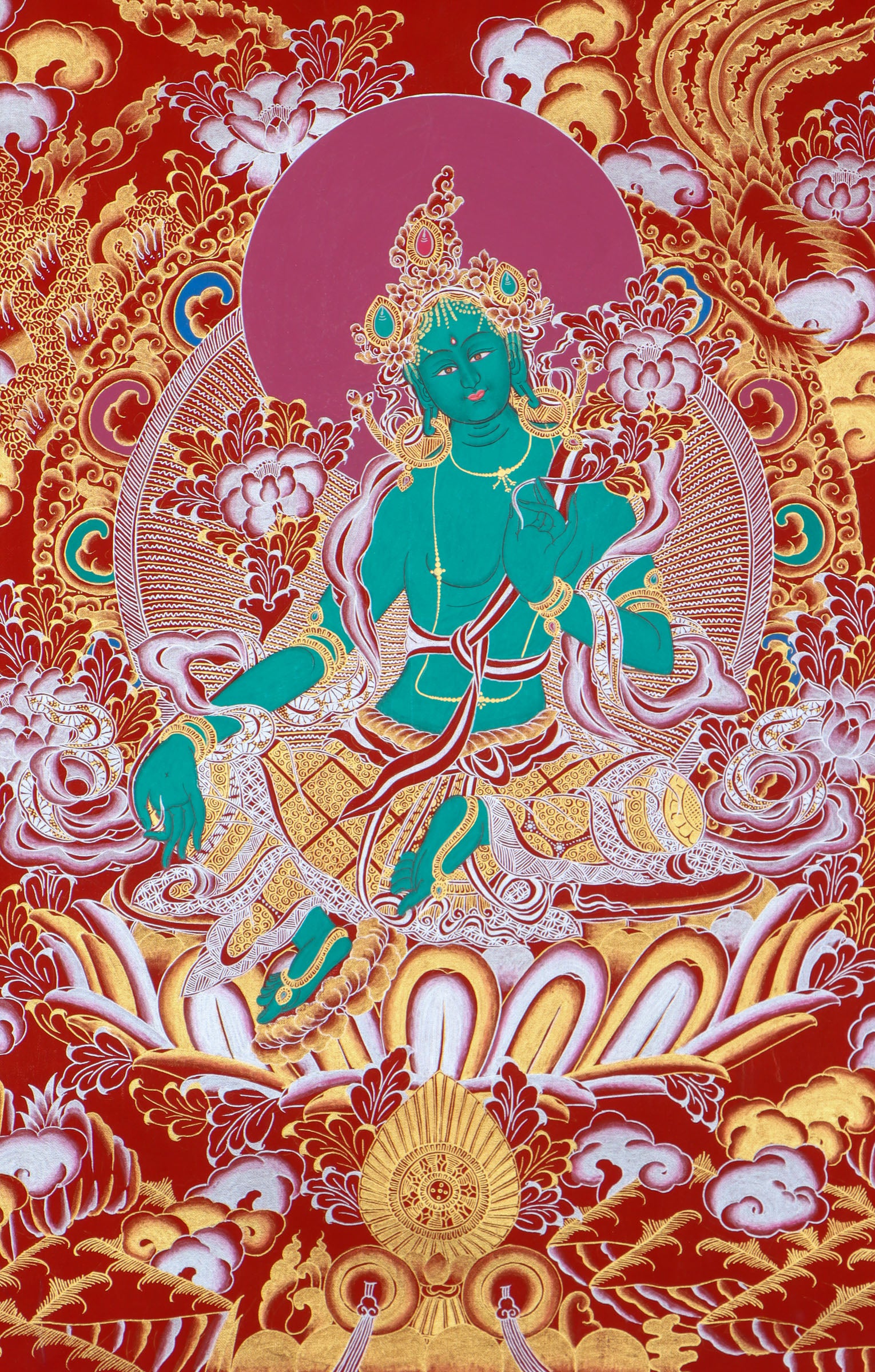 Green Tara - goddess of compassion and liberation.
