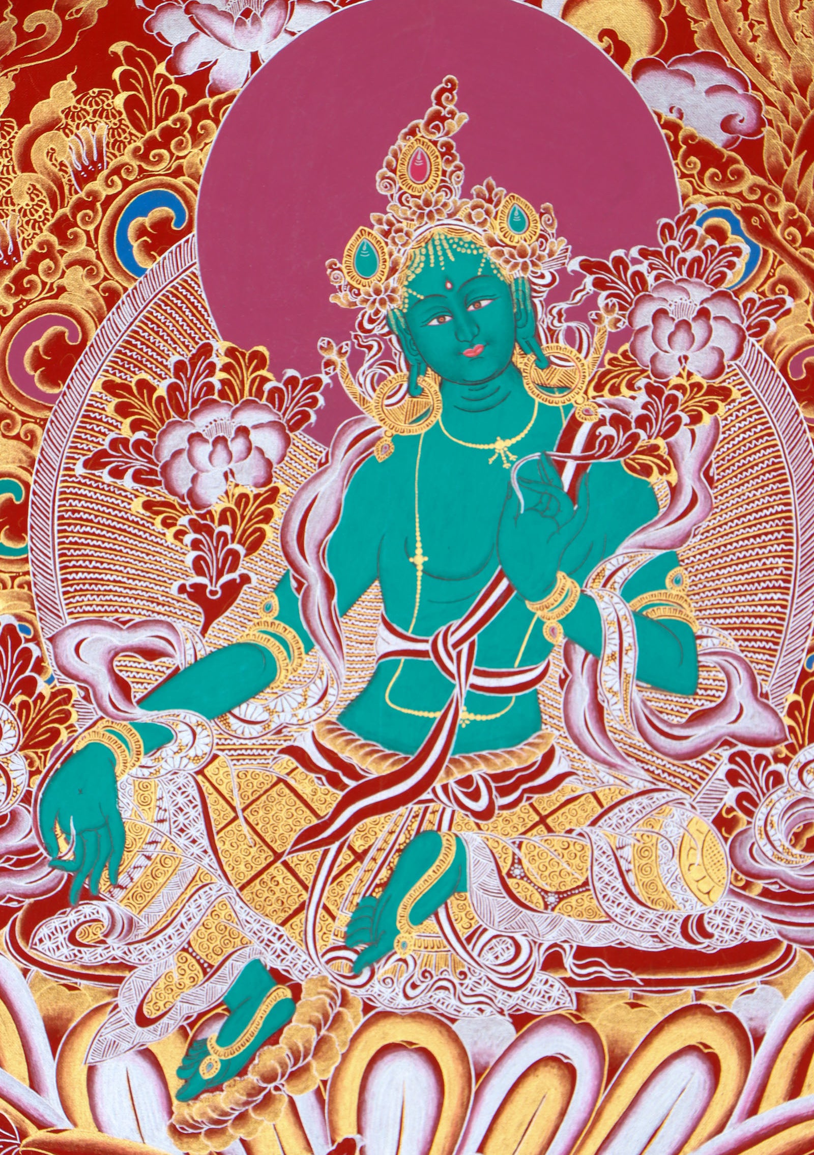 Green Tara - goddess of compassion and liberation.