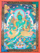 Green Tara Thangka for spiritual protection and guidance.