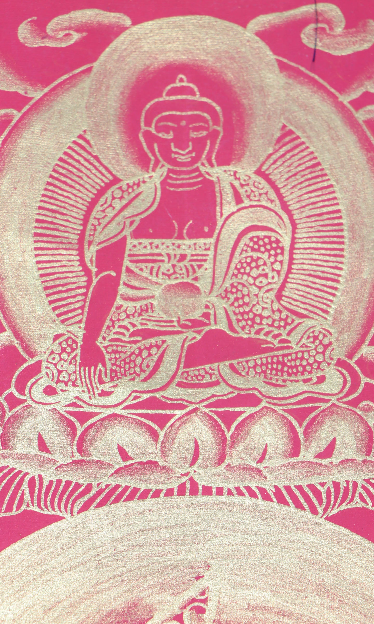 Green Tara Brocade Thangka Painting for spirituality.