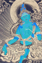 Green Tara Thangka for enlightment.