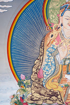 Guru Rinpoche Thangka Painting for prayer and meditation.