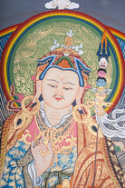 Guru Rinpoche Thangka Painting for prayer and meditation.