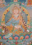 Guru Rinpoche Thangka Painting.