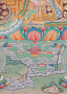 Guru Rinpoche Thangka Painting.