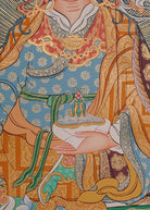 Guru Rinpoche Thangka Painting.