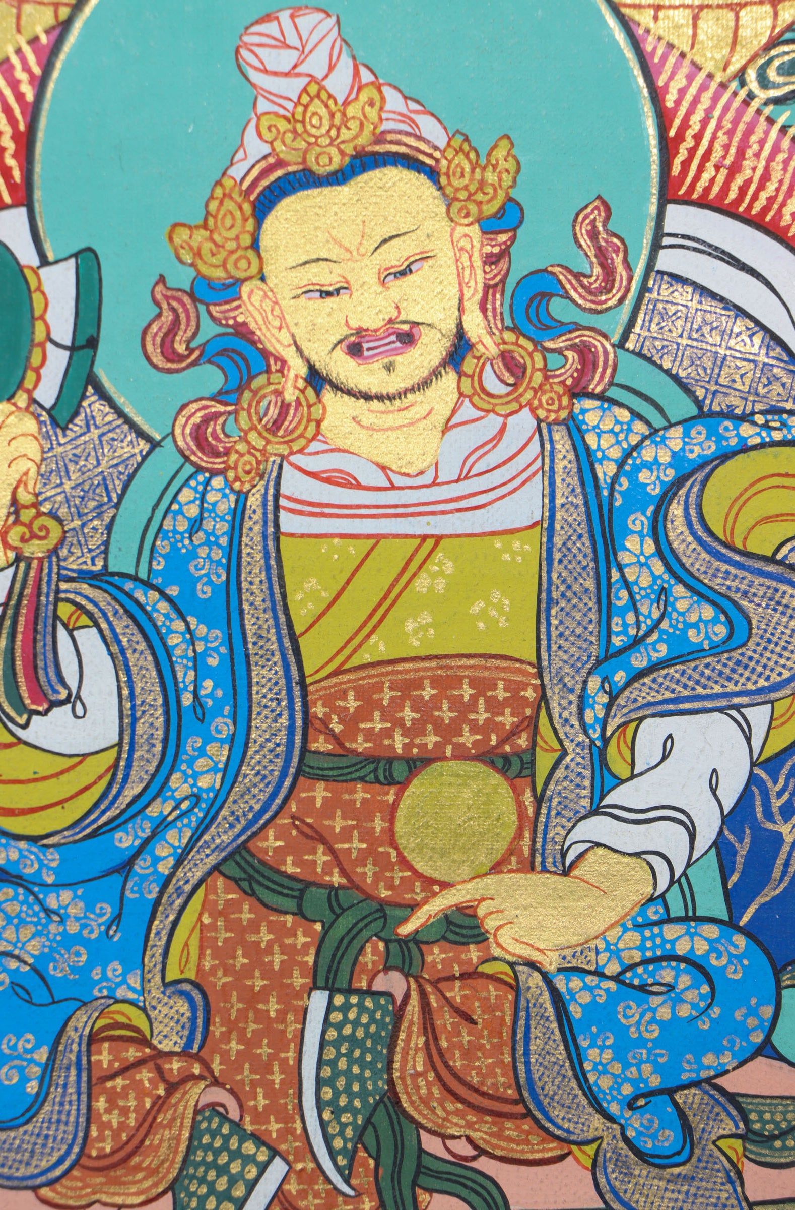 Guru Padmasambhava Thangka Painting for spiritual practices.