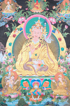 Guru Rinpoche Thangka Painting for prayer and devotion.