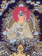 Guru Rinpoche Thangka for various features of his enlightened practices and lessons.