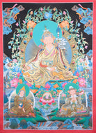 Guru Rinpoche Thangka Painting for enlightment.