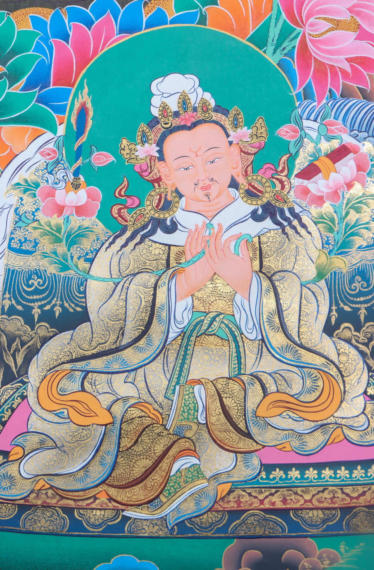 Guru Rinpoche Thangka Painting for enlightment.