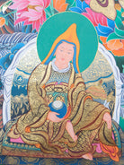 Guru Rinpoche Thangka Painting for enlightment.