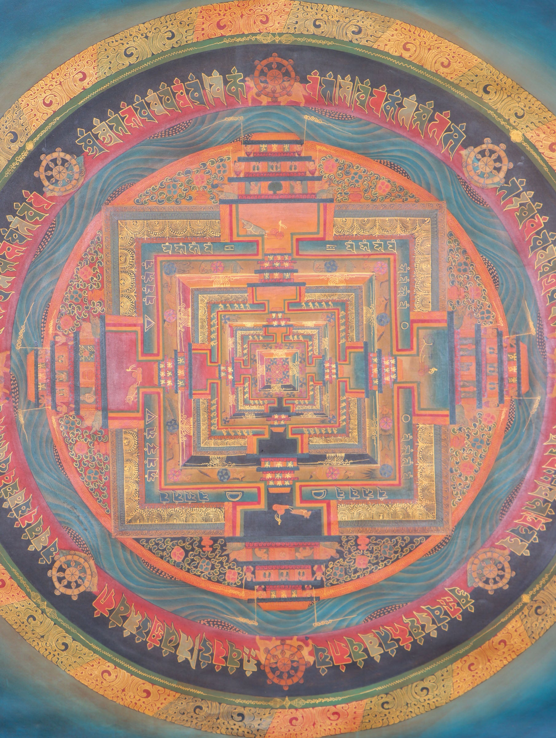 Kalachakra Thangka for Inner Harmony and Balance.