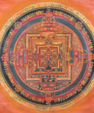 Kalachakra Mandala Thangka Painting for meditation.