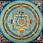 Kalchakra Mandala Thangka Handmade Painting