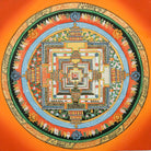 Kalchakra Mandala Handmade Thangka art