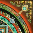 Kalchakra Mandala Thangka Natural Pigments