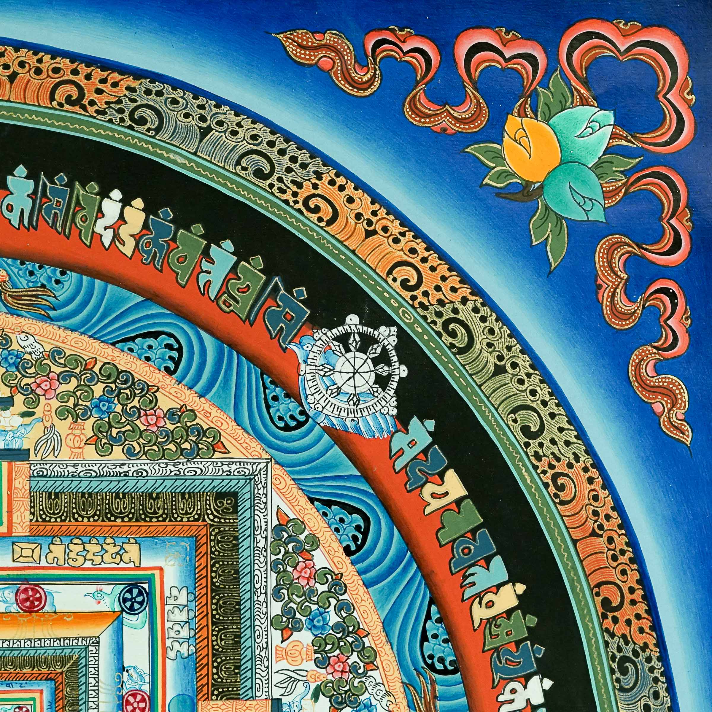 Kalchakra Mandala Thangka Meditation Tool