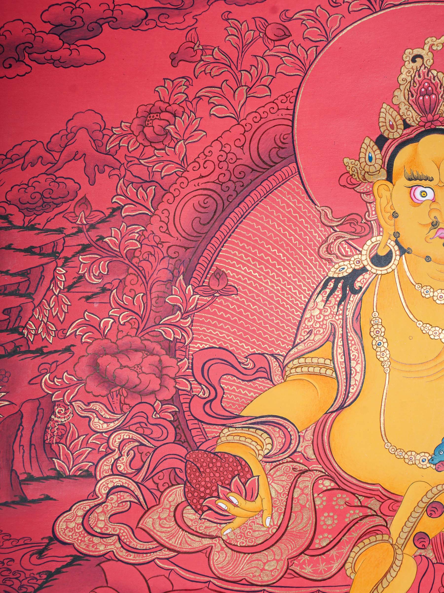 Zambala Thangka Painting - Tibetan Art