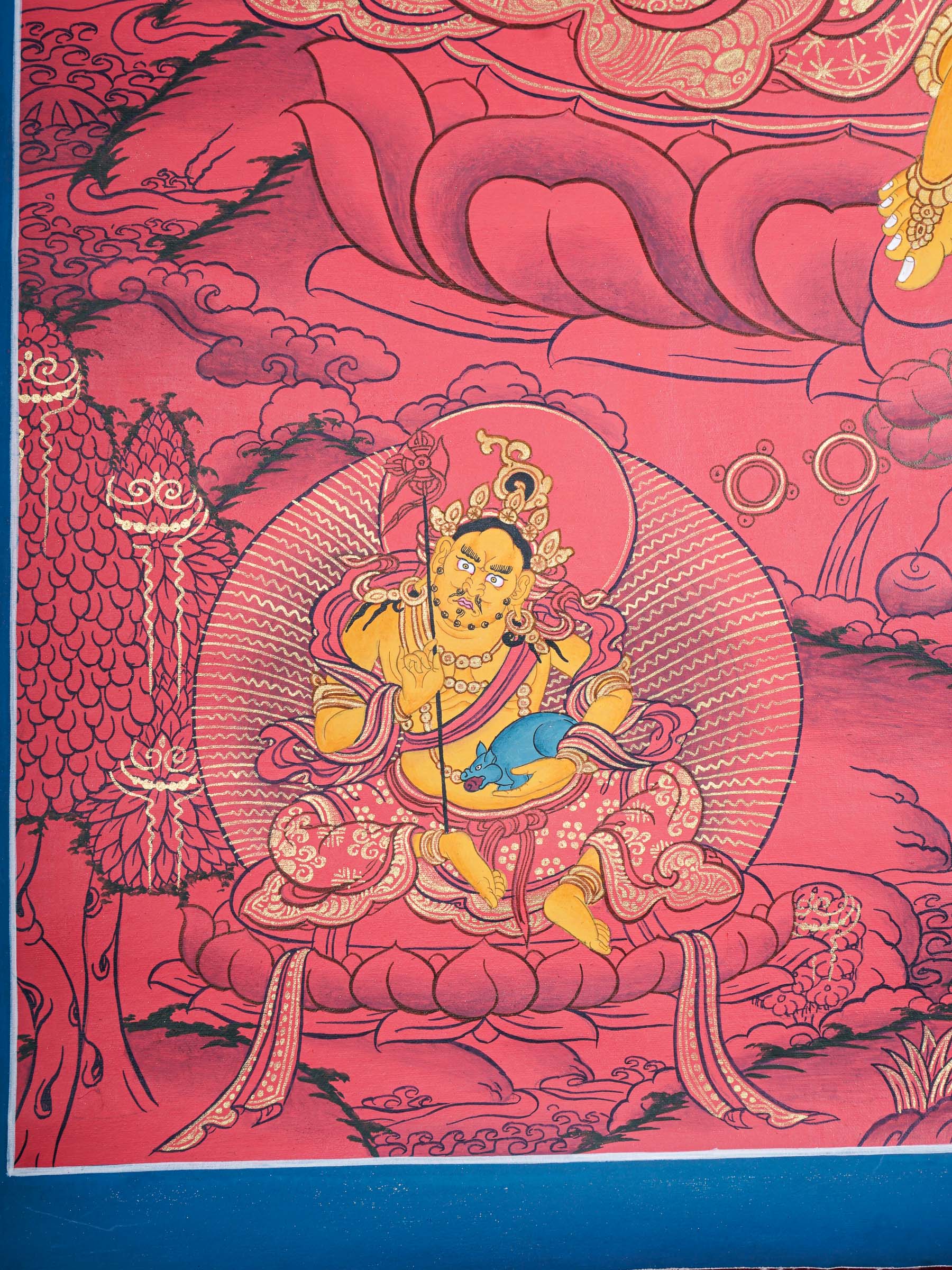 Zambala Thangka Painting - Tibetan Art