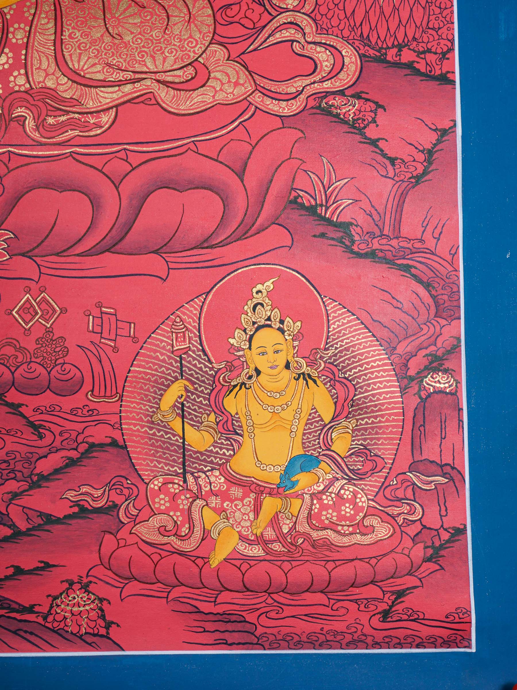 Zambala Thangka Painting - Tibetan Art