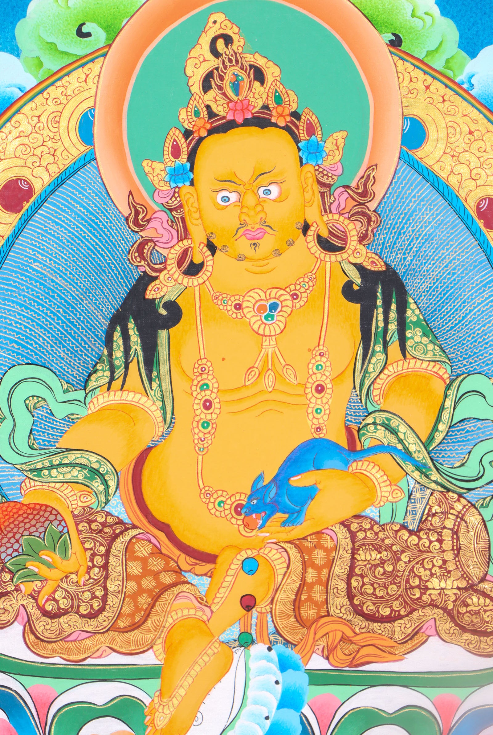 Kuber Thangka Painting brings wealth, prosperity, and success.