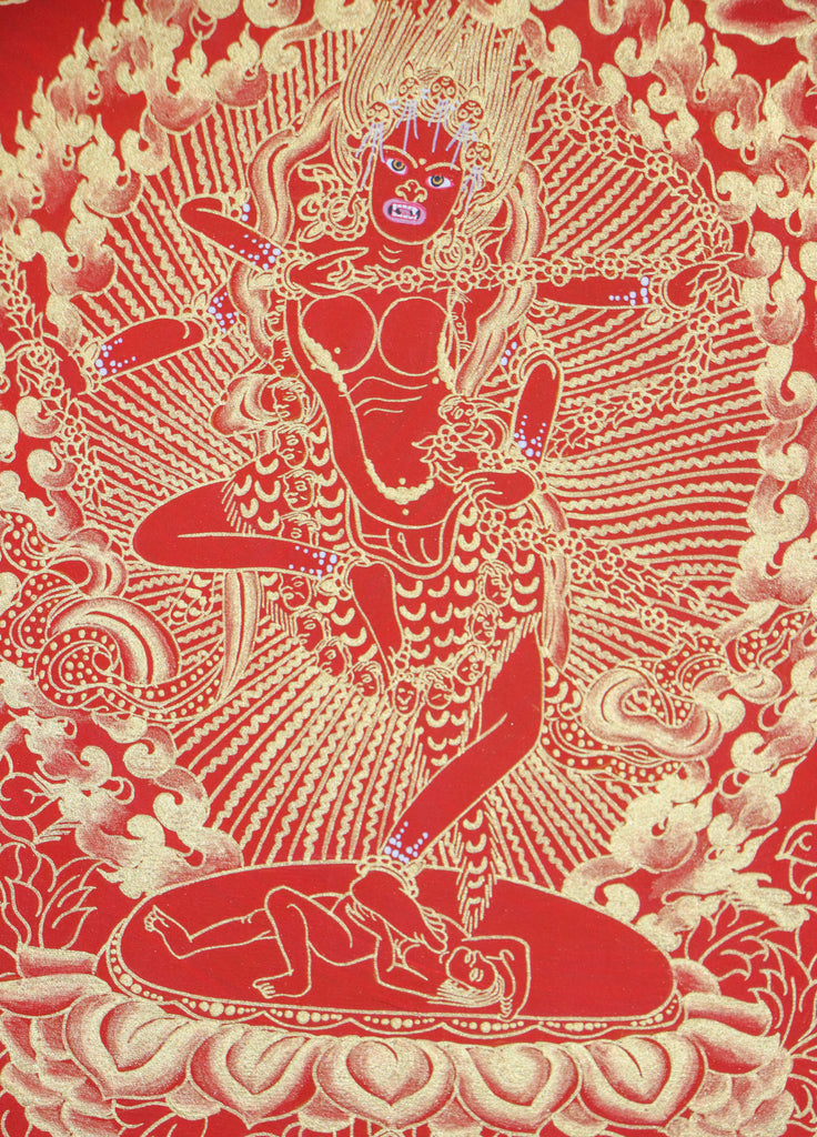 Kurakula Thangka for positivity and meditation .