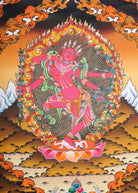 Kurkulla Thangka Painting - Handpainted Art