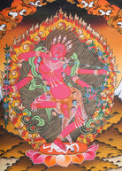 Kurkulla Thangka Painting - Handpainted Art