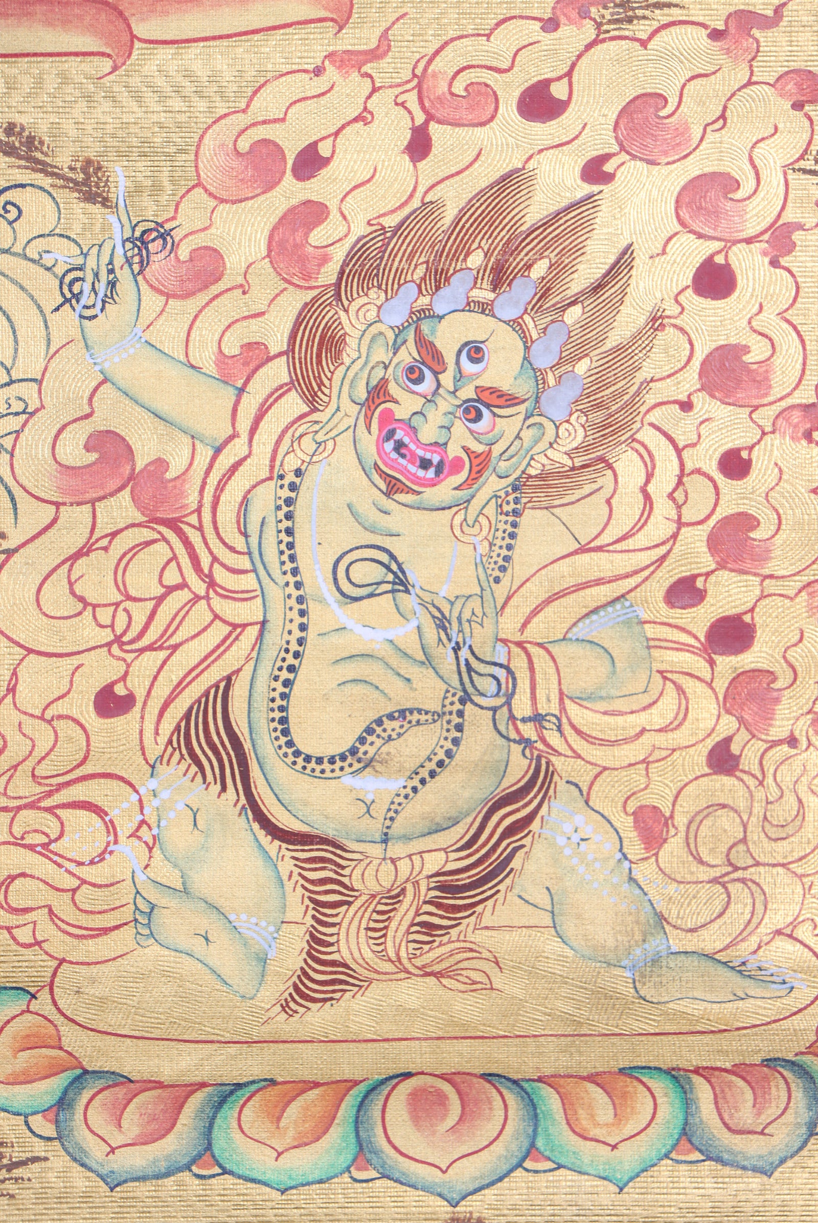 Manjushri Thangka Painting for meditation.