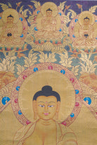 Shakyamuni Buddha Thangka - Handpainted Art