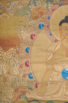 Shakyamuni Buddha Thangka - Handpainted Art