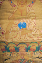 Shakyamuni Buddha Thangka - Handpainted Art