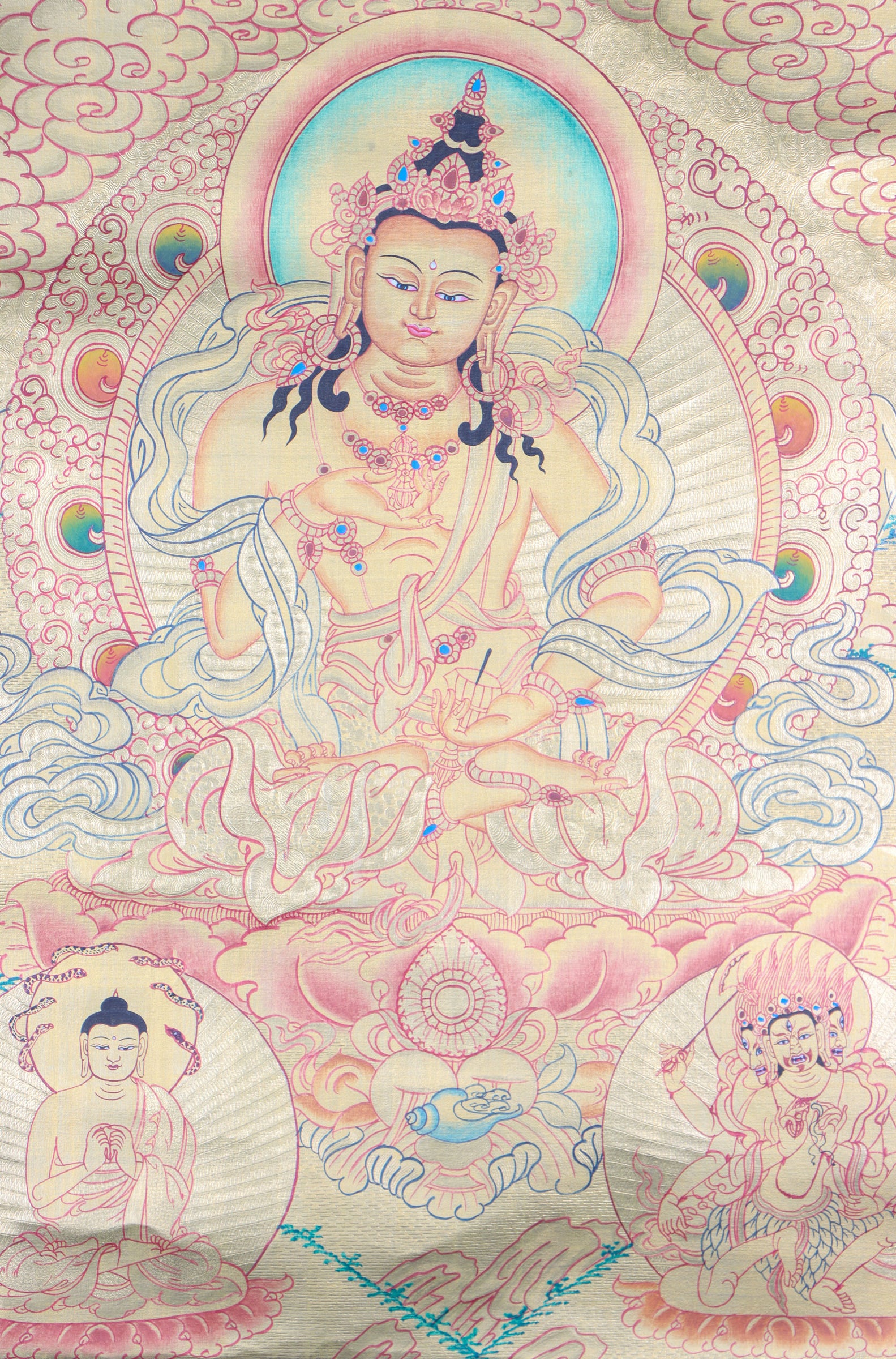 Vajrasattva Thangka Painting for purifcation.