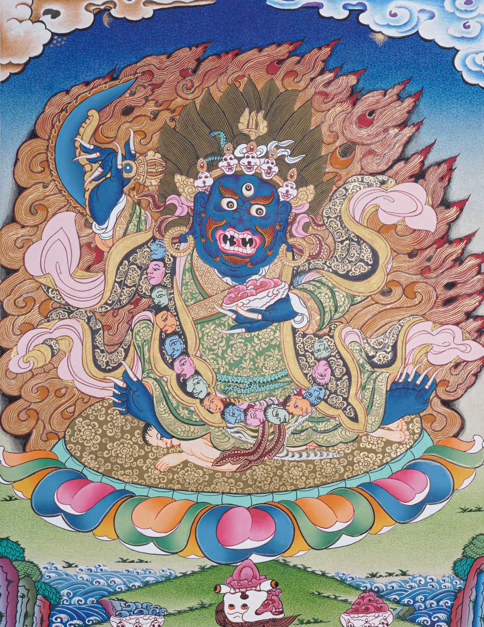 Mahakala Thangka Painting