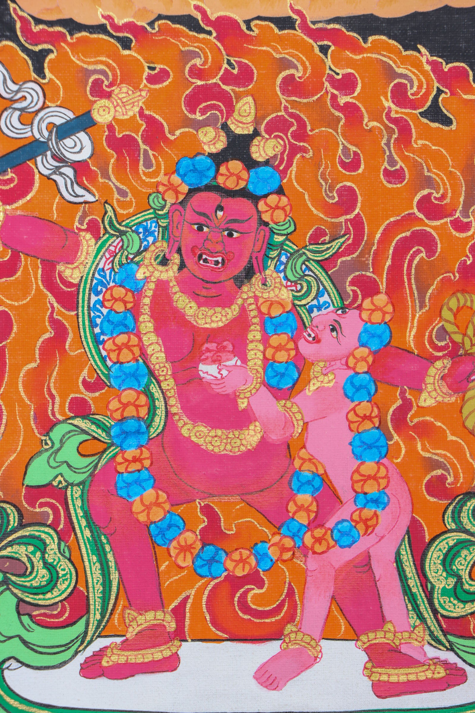 Mahakala Thangka Painting - tibetan art