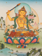 Manjushree Thangka Painting