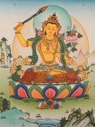 Manjushree Thangka Painting