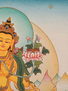 Manjushree Thangka Painting