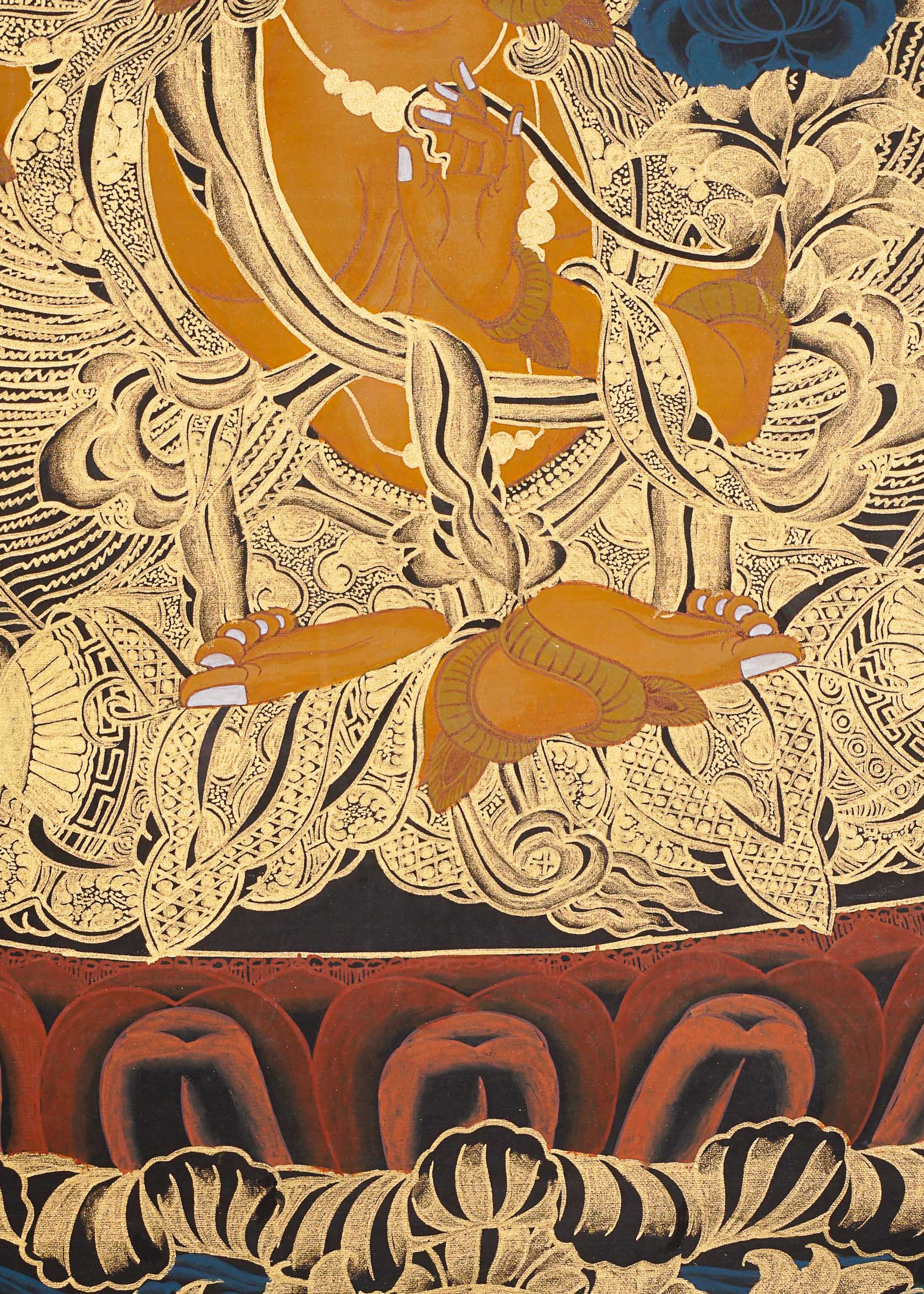 Manjushree Thangka Painting